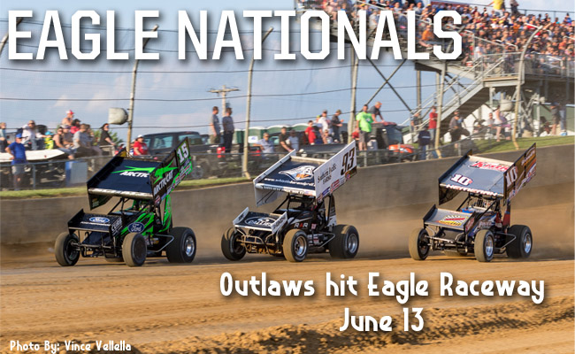 Outlaws Take on Eagle Raceway June 13