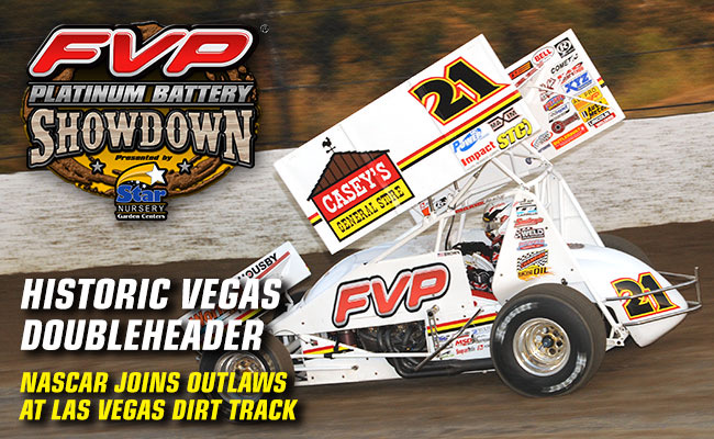 NASCAR, World of Outlaws to Hold Historic Doubleheader at The Dirt Track at Las Vegas Motor Speedway