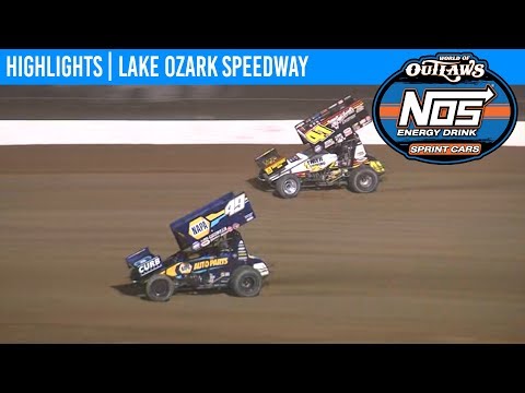 World of Outlaws NOS Energy Drink Sprint Cars Lake Ozark Speedway April 26, 2019 | HIGHLIGHTS