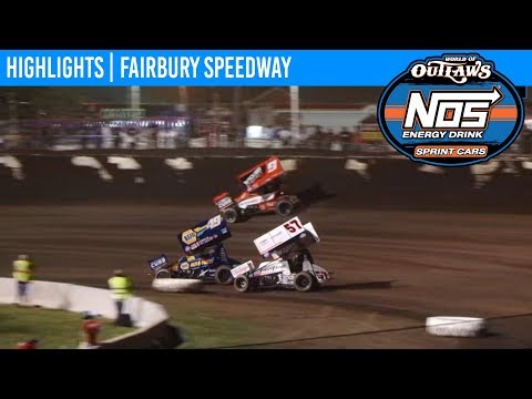 World of Outlaws NOS Energy Drink Sprint Cars Fairbury Speedway, June 4, 2019 | HIGHLIGHTS