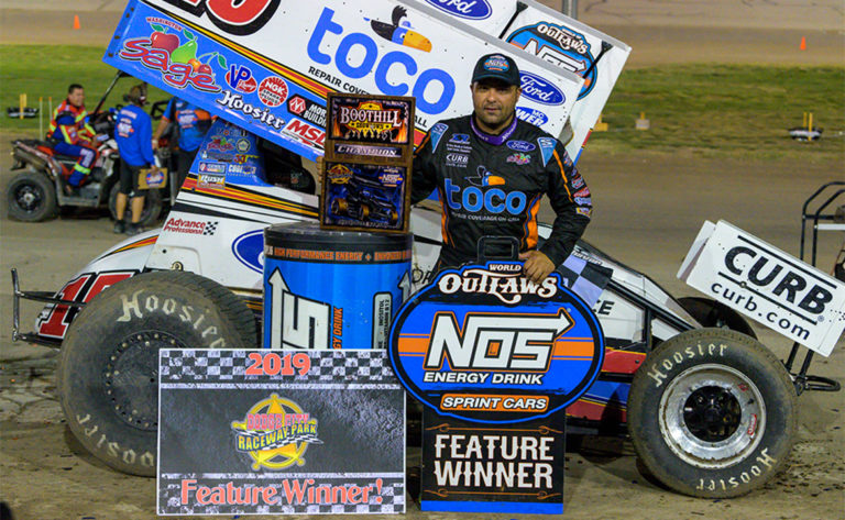 BOOT HILL OUTLAW: Donny Schatz outguns field at Dodge City Raceway Park
