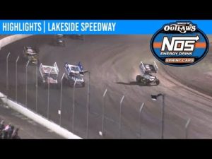 World of Outlaws NOS Energy Drink Sprint Cars Lakeside Speedway, October 18th, 2019 | HIGHLIGHTS