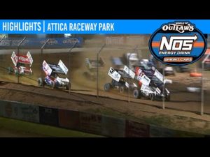 World of Outlaws NOS Energy Drink Sprint Cars Attica Raceway Park, July 14, 2020 | HIGHLIGHTS