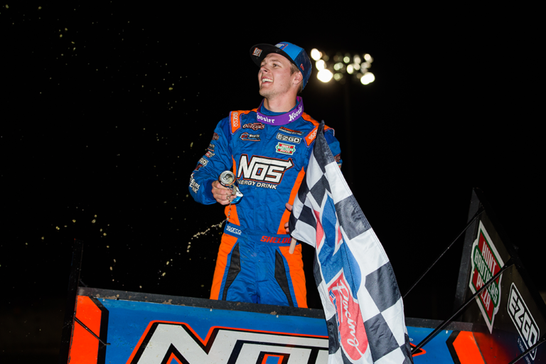 SHELDON’S SHOWDOWN: Haudenschild Spurs World of Outlaws in Dodge City
