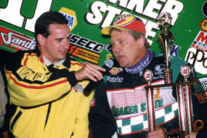2000-04-22 Eldora WoO Johnny Gibson Steve Kinser PAUL ARCH PHOTO img092a
