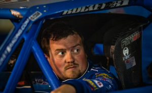 Brandon Sheppard inside of car