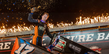 PASSING OF THE TORCH: Haudenschild Beats Schatz for Elusive Eldora Win