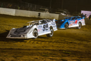 Sheppard and Briggs battle for position