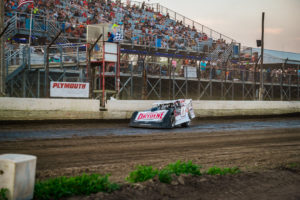 Eckert taking the checkered flag