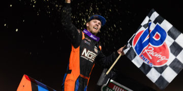 SECOND NO MORE: Haudenschild rockets to Rushmore Outlaw Showdown win