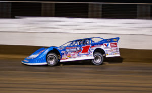 Sheppard drives around Davenport Speedway