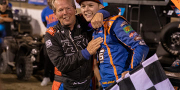A FATHER’S GIFT: Jac Haudenschild honored by son with last ride at Charlotte
