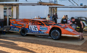 Kyle Hammer prepares to race at Cherokee