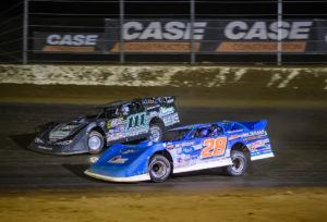 Erb and Blair battle for second