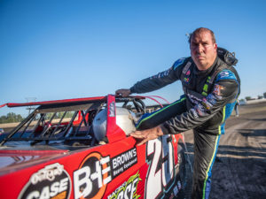 Shane Clanton gets out of his car