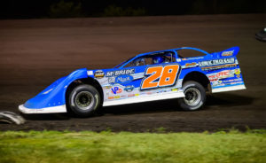 Dennis Erb Jr races at Boone Speedway