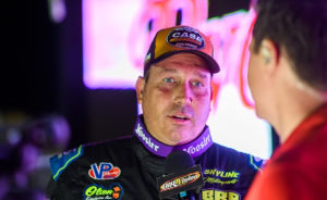Clanton talks in Victory Lane