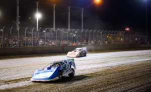 The finish of the Quad Cities 150 finale
