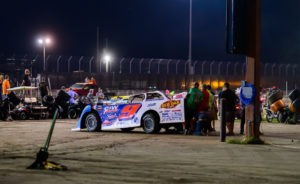 Devin Moran in the work area