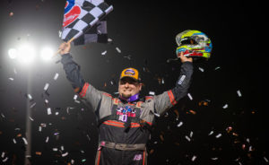 Ryan Gustin in Victory Lane