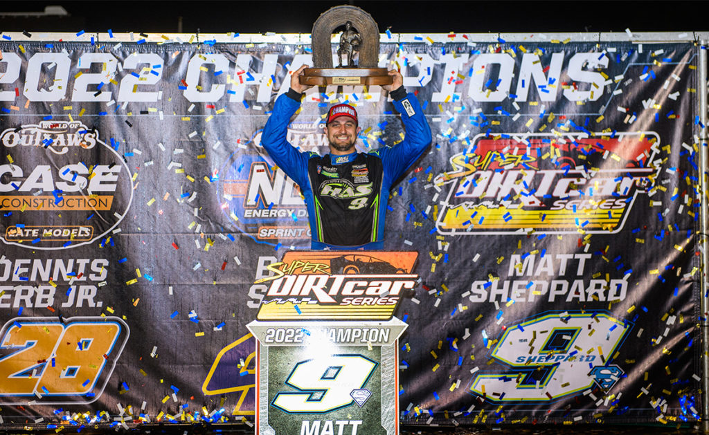 Matt Sheppard wins his ninth Super DIRTcar Series championship