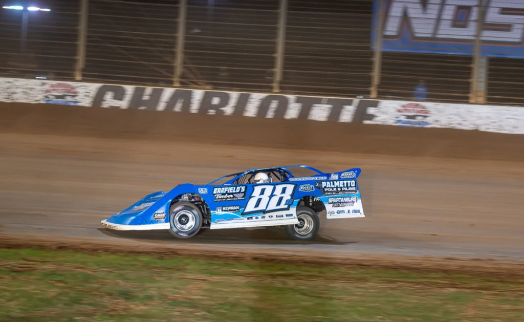 Trent Ivey races at The Dirt Track at Charlotte