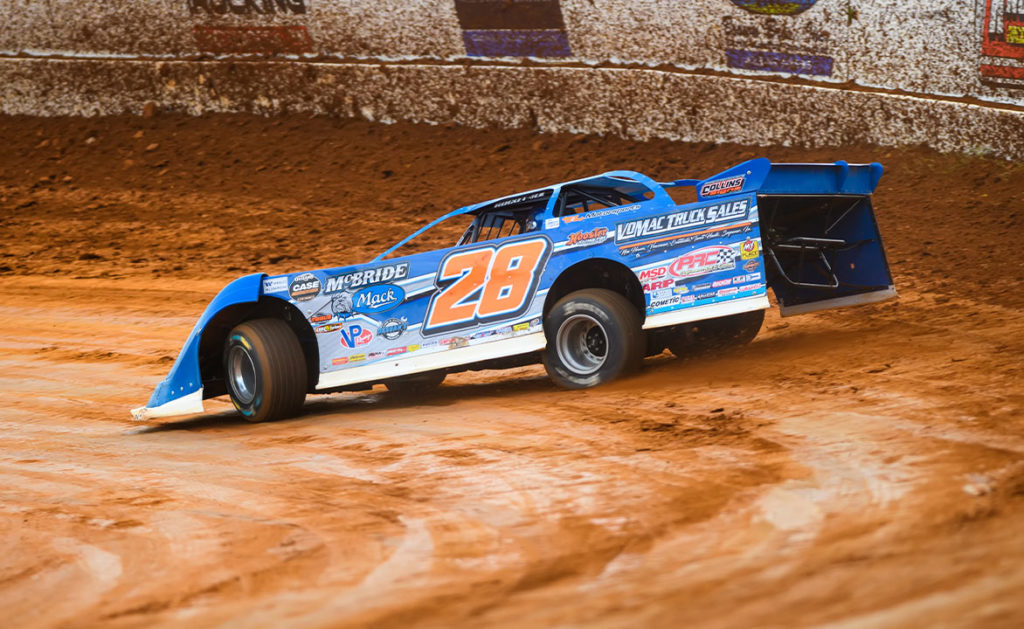 Dennis Erb Jr. at Boyd's Speedway
