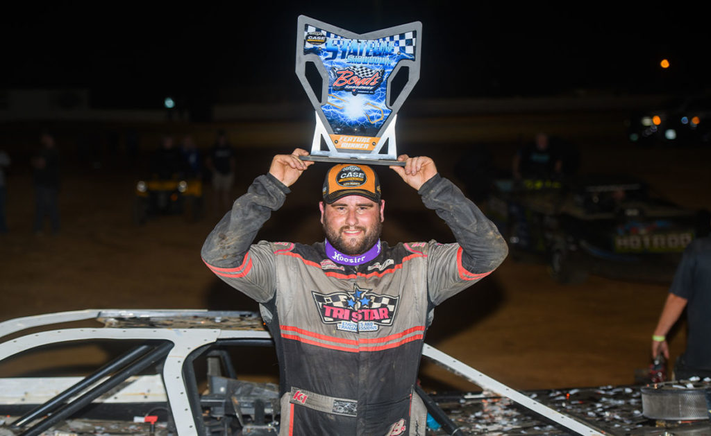 Ryan Gustin wins at Boyd's Speedway
