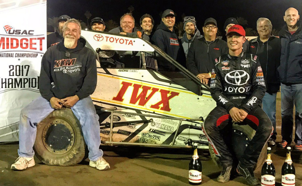Bayston wins Midget championship