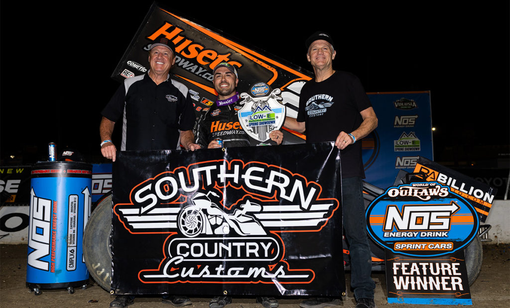 David Gravel in Victory Lane