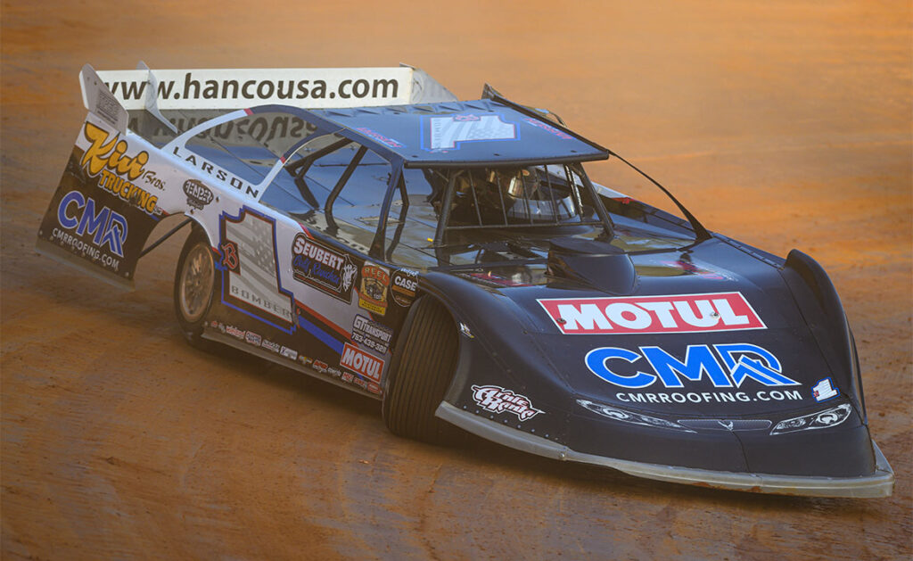 Brent Larson at 411 Motor Speedway