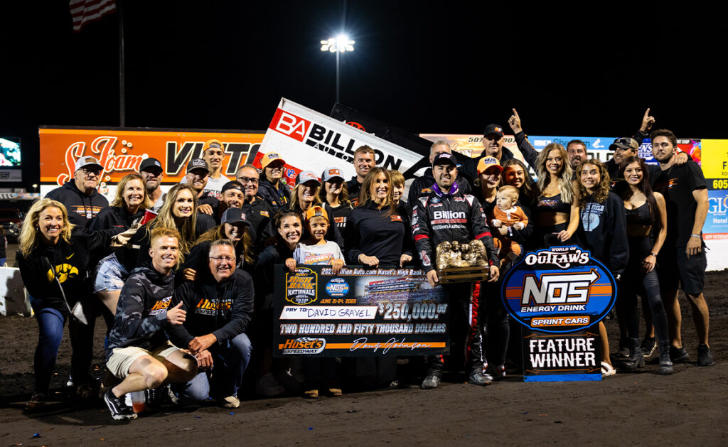 Huset's High Bank Nationals Victory Lane