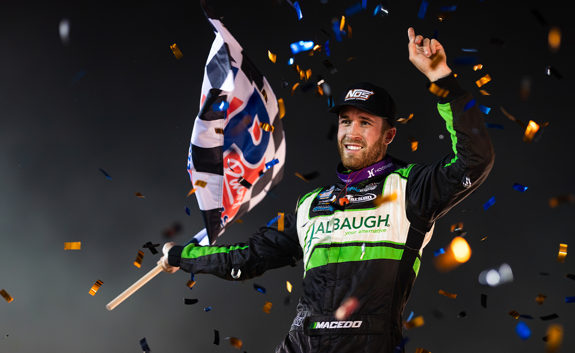 BESTING THE BIG O: Carson Macedo Rolls to Victory in World of Outlaws ...