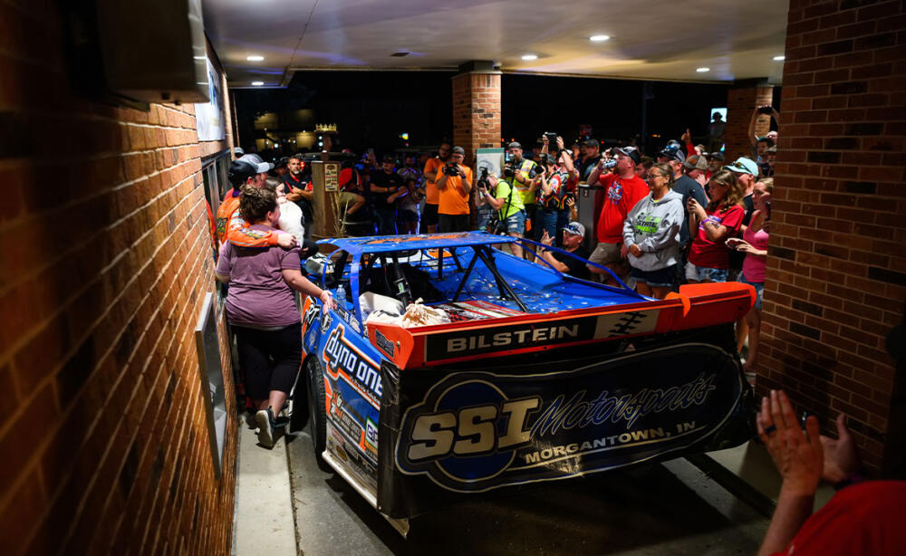 Ricky Thornton Jr. at the bank