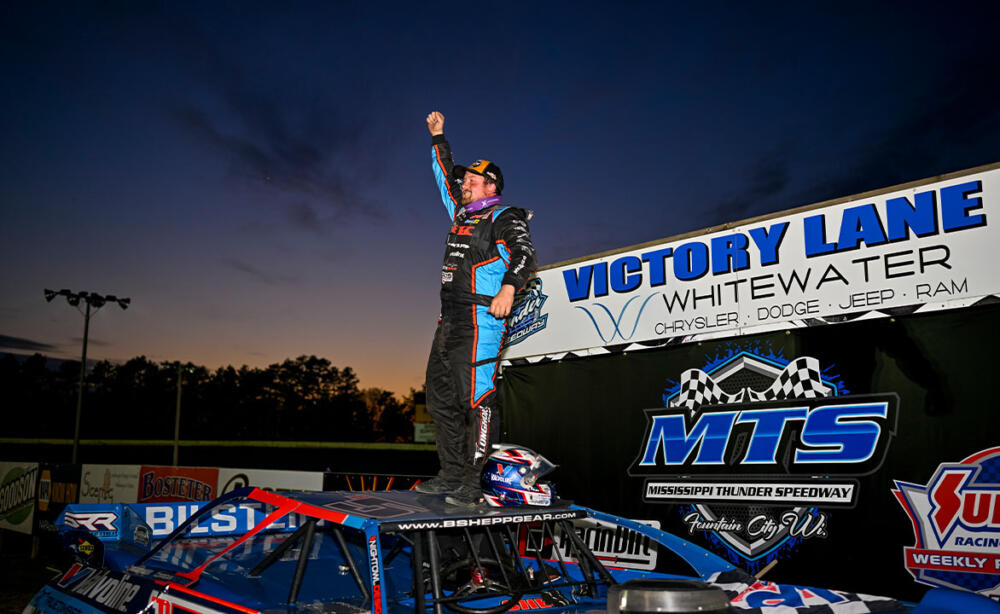 Brandon Sheppard wins at Mississippi Thunder