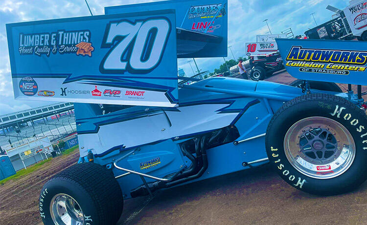 Kraig Kinser in the Premier Motorsports #70