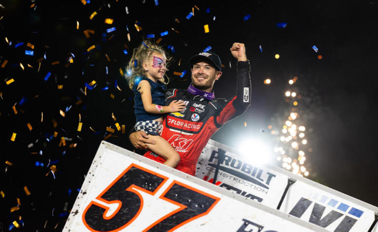HEROIC HOMECOMING: Late Pass Leads Kyle Larson to Second Straight Gold Cup Prelim Victory