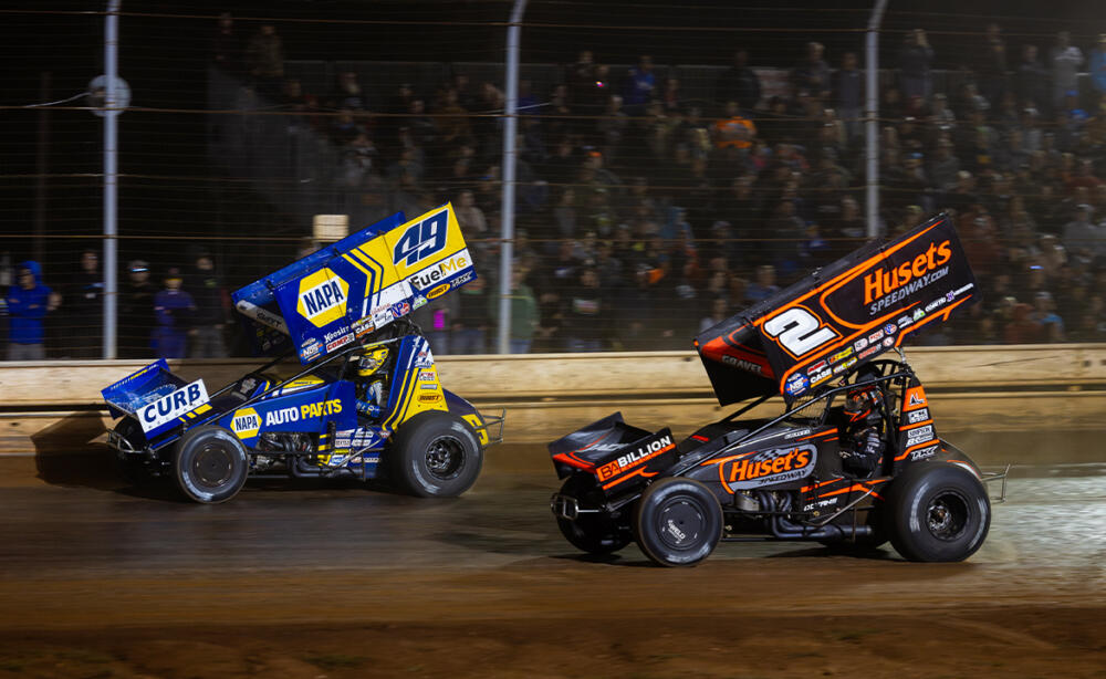 Brad Sweet races ahead of David Gravel
