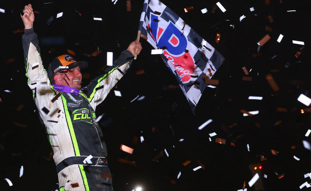 Brian Shirley in Victory Lane