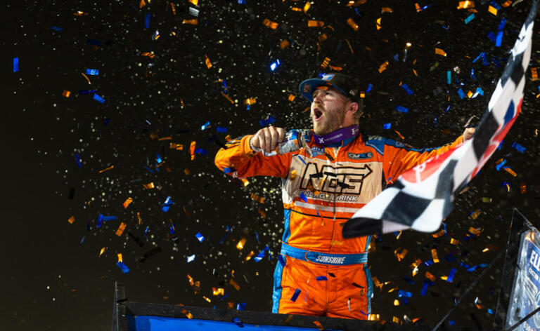 SUNSHINE ON A CLOUDY DAY: Tyler Courtney Constructs Masterful Port Royal Drive for First World of Outlaws in Two Years