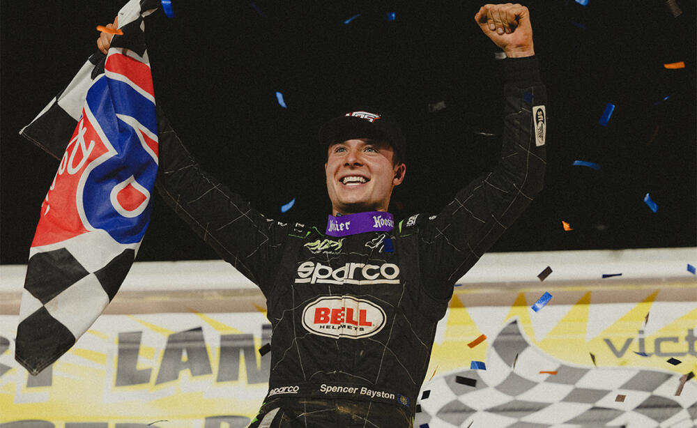 Spencer Bayston celebrates Port Royal win