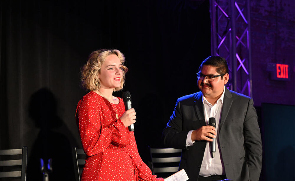 Lacey Walker and Ruben Mireles