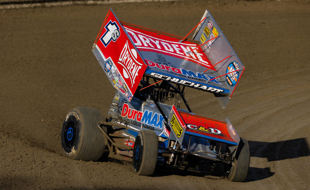 Logan Schuchart driving the Shark Racing #1S at Volusia