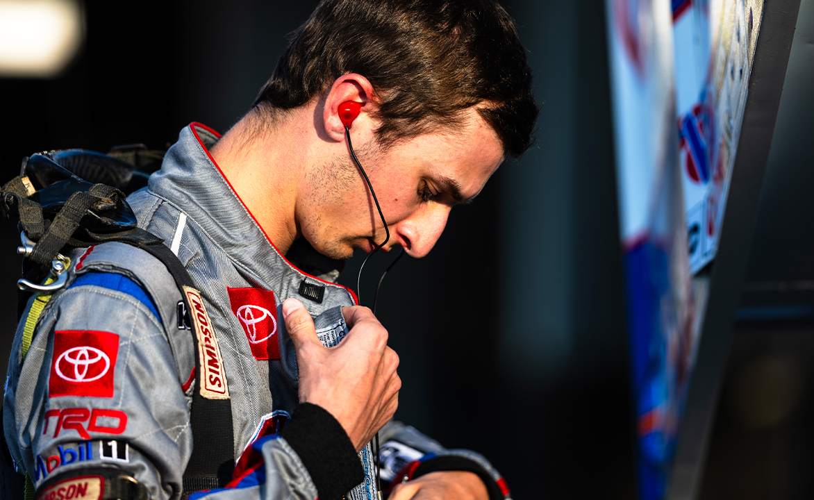 Buddy Kofoid prepares to climb aboard the Roth Motorsports #83