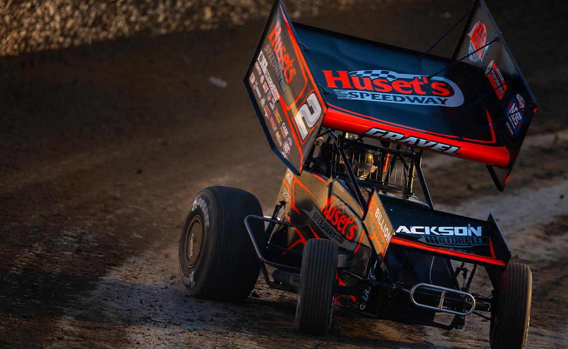 David Gravel driving the Big Game Motorsports #2 at I-55