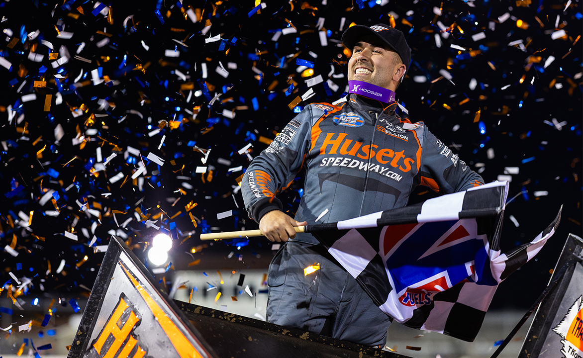 David Gravel celebrates at I-55