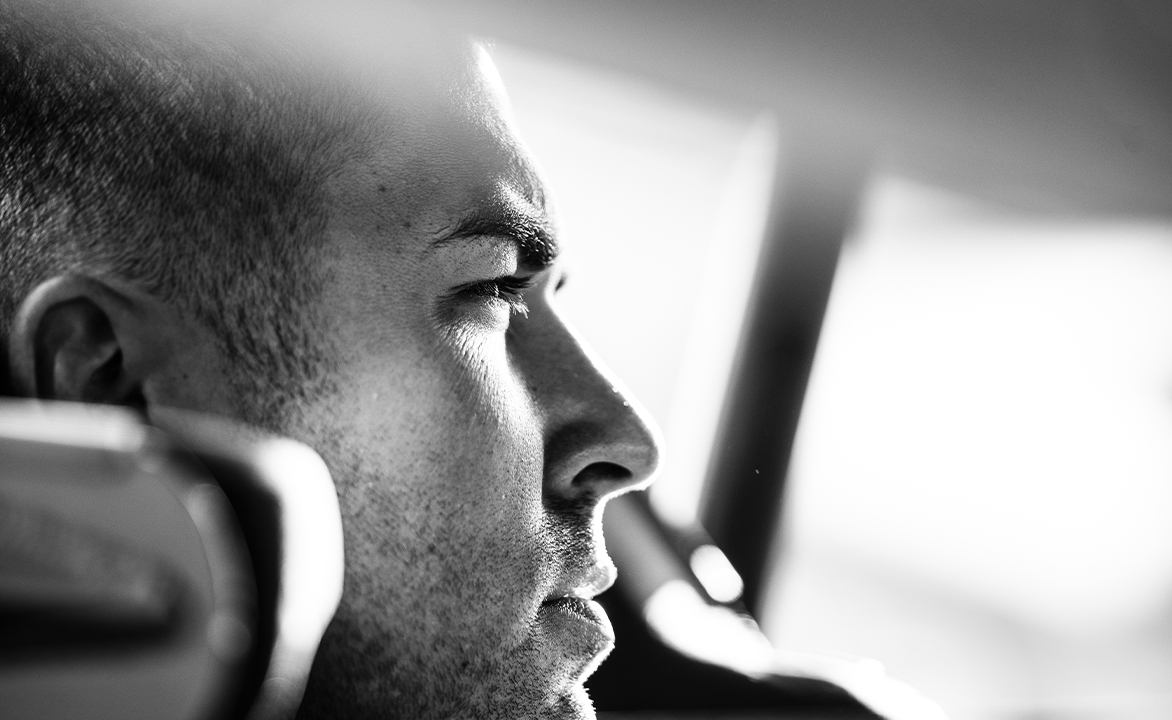 David Gravel sits in the Big Game Motorsports #2