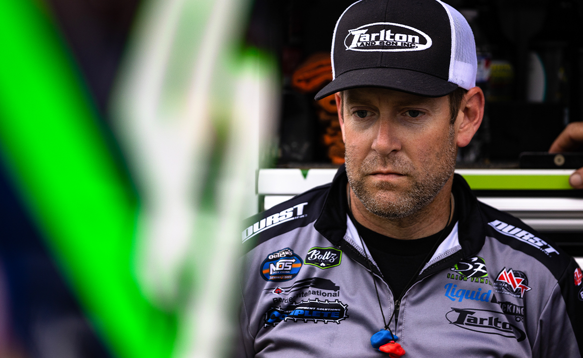 Philip Dietz surveys the front of the Jason Johnson Racing #41