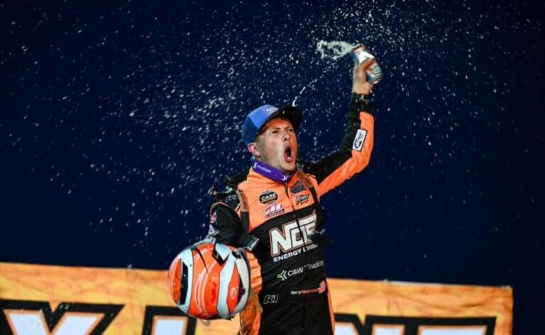 BATTLE OF TITANS: Nick Hoffman Wins Unpredictable Titan Machinery Showdown at Norman County Raceway 