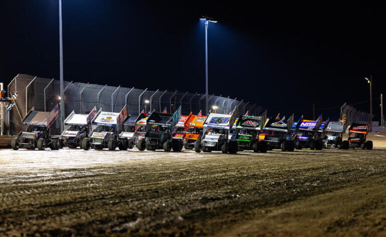 Attica Raceway Park Four-Wide